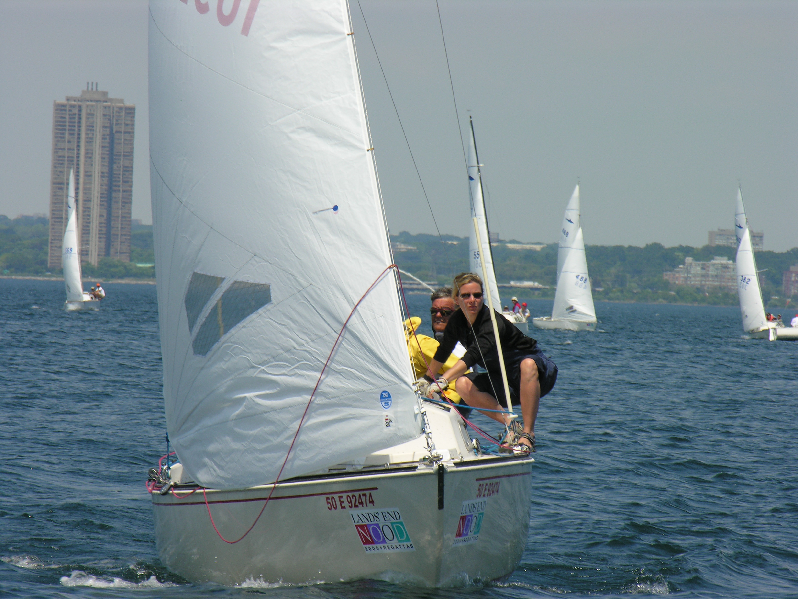 SI Upwind with Sarita hiking